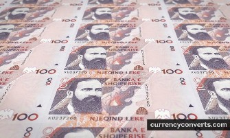 Albanian Lek ALL currency banknote image 3