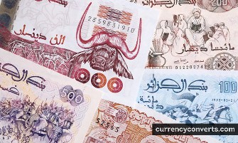 Algerian Dinar DZD currency banknote image 3