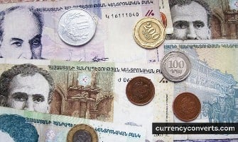 Armenian Dram AMD currency banknote image 2