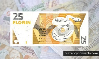 Aruban Florin AWG currency banknote image 3