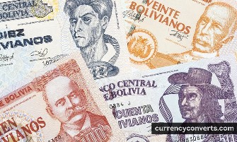 Bolivian Boliviano BOB currency banknote image 3
