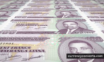 Burundian Franc BIF currency banknote image 2