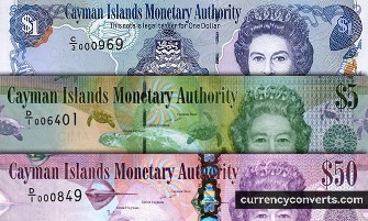 Cayman Islands Dollar KYD currency banknote image