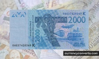 CFA Franc BCEAO XOF currency banknote image 3