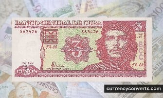 Cuban Peso CUP currency banknote image 2