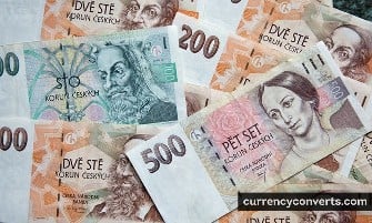Czech Republic Koruna CZK currency banknote image 3