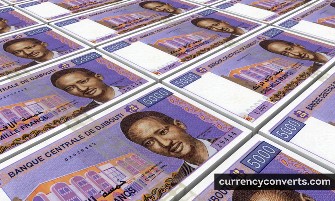 Djiboutian Franc DJF currency banknote image