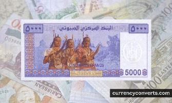 Djiboutian Franc DJF currency banknote image 3