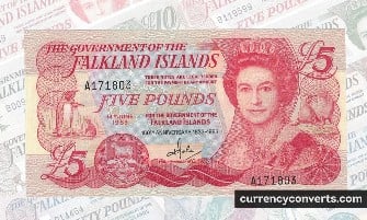 Falkland Islands Pound FKP currency banknote image 2