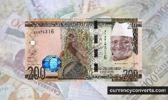 Gambian Dalasi GMD currency banknote image 3