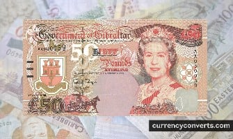 Gibraltar Pound GIP currency banknote image 2