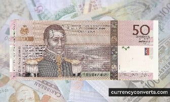 Haitian Gourde HTG currency banknote image 3