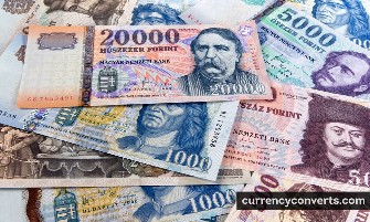 Hungarian Forint HUF currency banknote image 3
