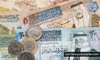 Jordanian Dinar JOD currency banknote image 2