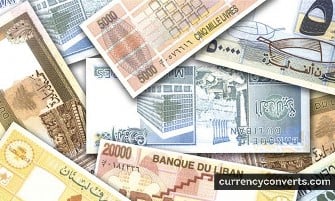 Lebanese Pound LBP currency banknote image 2