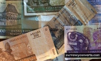 Malagasy Ariary MGA currency banknote image 2