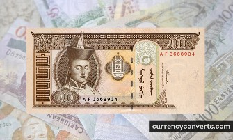 Mongolian Tugrik MNT currency banknote image 3