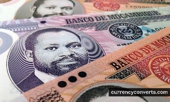 Mozambican Metical MZN currency banknote image 2