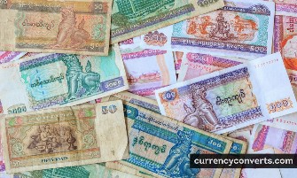 Myanma Kyat MMK currency banknote image 2