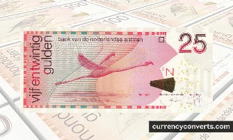 Netherlands Antillian Guilder ANG currency banknote image 2