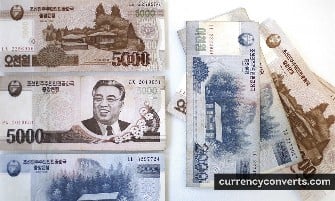 North Korean Won KPW currency banknote image 2