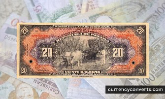 Panamanian Balboa PAB currency banknote image 2