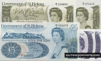 Saint Helena Pound SHP currency banknote image 1