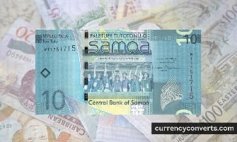 Samoan Tala WST currency banknote image 2
