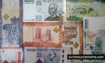 Tanzanian Shilling TZS currency banknote image 3