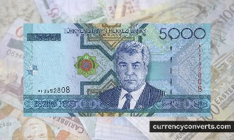 Turkmenistan Manat TMT currency banknote image 2