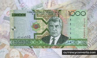 Turkmenistan Manat TMT currency banknote image 3