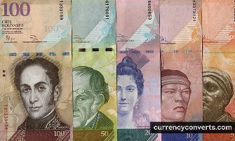 Venezuelan Bolívar VEF currency banknote image 2